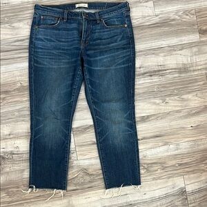 Madewell Dark Blue Ankle Jeans